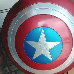 Handmade Metal Captain America Shield  Avengers Movie Replica | Superhero Cosplay Prop | Marvel Wall Decor | Steve Rogers Shield