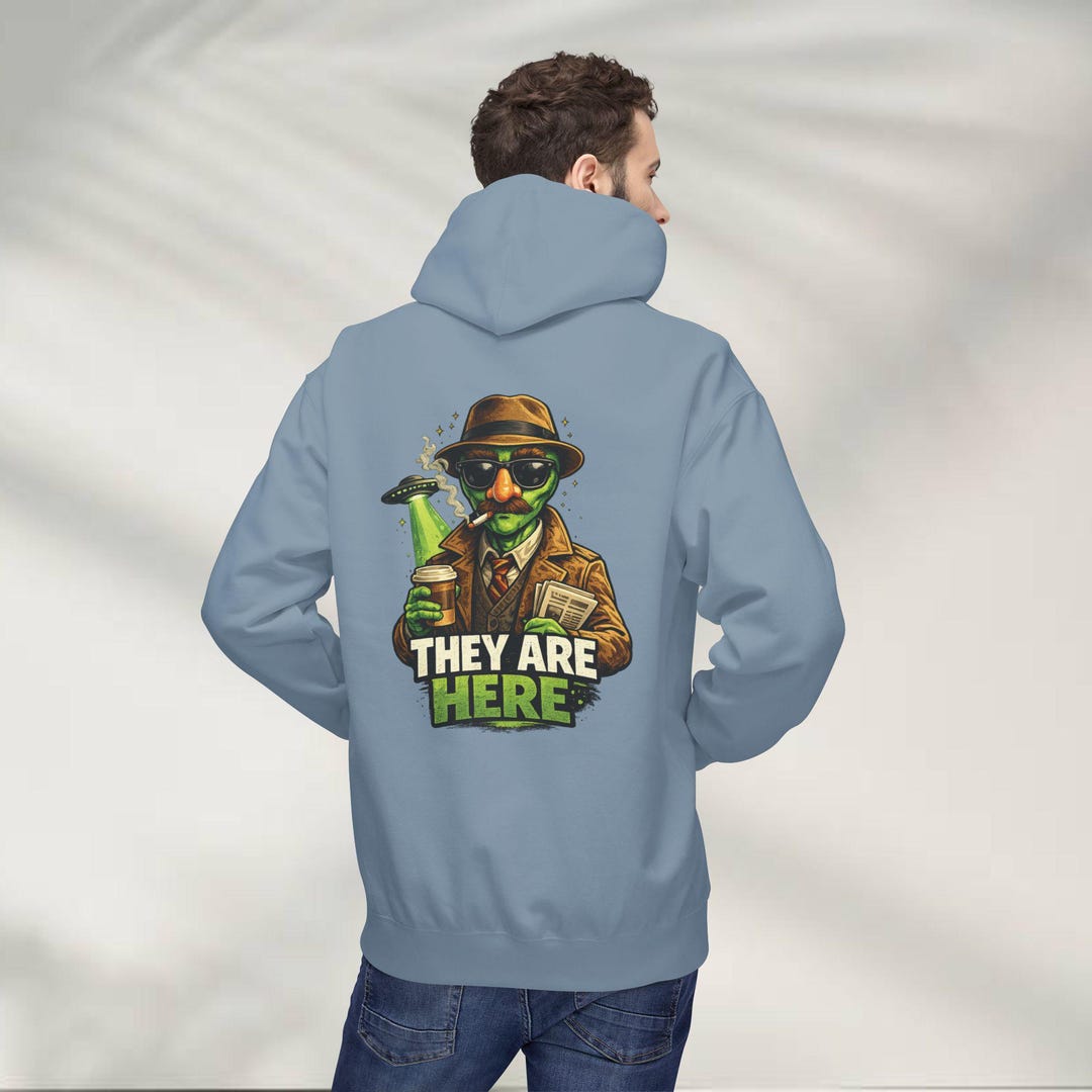 Alien Disguise Shirt, Funny UFO Conspiracy Hoodie, They Are Here Alien ...