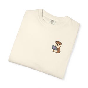 Söt bioinformatik utter laptop VINTAGE LOGO T-shirt, programmering datavetenskap T-shirt, kodare gåva, data scientist, STEM doktorand T-shirt