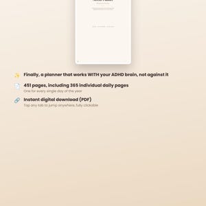 ADHS-Planer | Digitaler, verlinkter GoodNotes-Planer für iPad (PDF-Download)