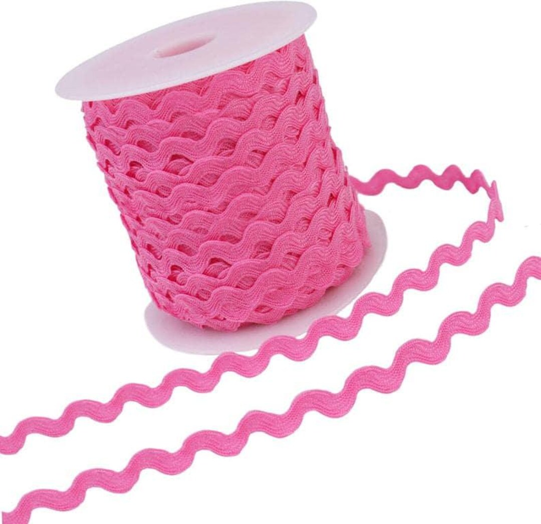 Rick Ribborn Rick Rack Wave Bending Fringe Trim 40 Yards Lace Ribbon RIC Rac Trim ...