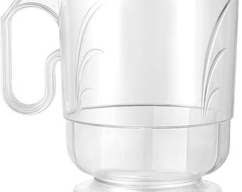 Tasse à café élégante 40 unités Signature Collection, 8 onces, transparent