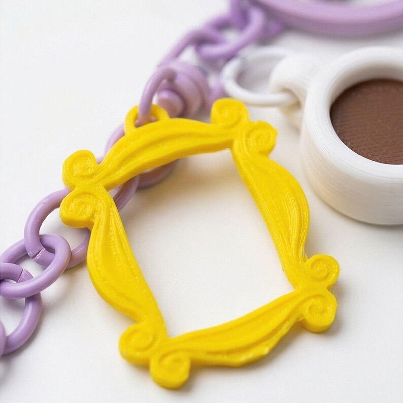 Lip Balm Keychain Holder | Monica's Door Frame & Coffee Cup Charms ...