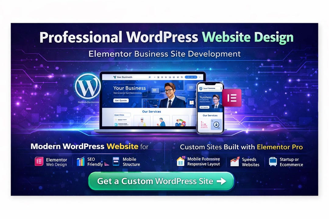 Wordpress Website Design | Elementor Pro Business Website | Responsive ...
