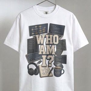 Software Engineer Shirt, Who Am I Vintage Programmer Comfort Colors Tee Gift