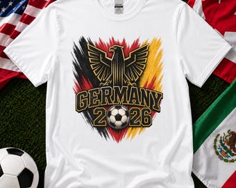 Germany Soccer Fan Shirt, 2026 Game Day Tee, Family Matching Outfit