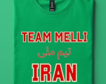 Iran Soccer Fan Shirt, Team Melli Football Game Day Tee, 2026 Family Matching Outfit