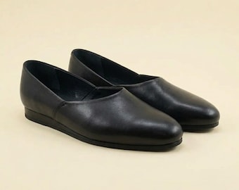 Black Leather Loafers : Handmade Classic Men’s Formal Style