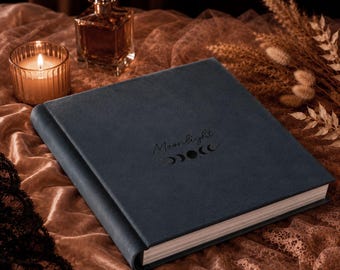 Luxury 'Sensations' Intimate Album in Navy Blue · Handmade Keepsake · Personalized Boudoir Photo Album · 8x8 to 10x10 Inch Square