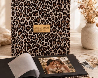 Personalized Wedding Photo Album · Traditional Fabric Photo Album · Handmade Scrapbook · Various Colors