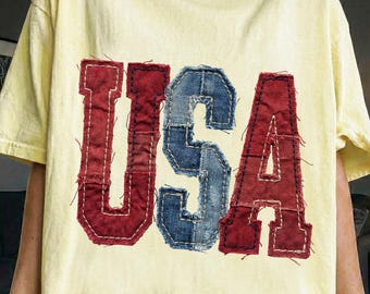 USA Faux Patchwork Png, 4th of July Png Faux Patchwork, US Flag png, Patriotic Flag png, Faux 4th July png, usa 250 Years Anniversary PNG.