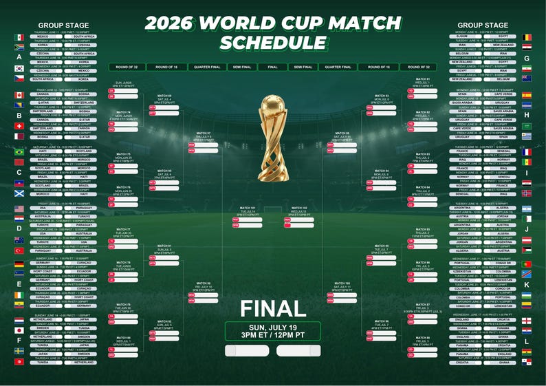 World Cup 2026 Schedule Wall Chart Printable And Fully Editable Canva world-cup-2026-schedule-wall-chart-printable-and-fully-editable-canva