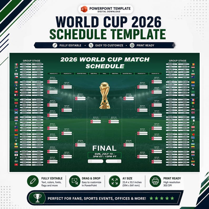 World Cup 2026 Schedule Wall Chart Printable And Fully Editable world-cup-2026-schedule-wall-chart-printable-and-fully-editable