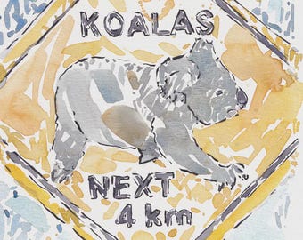 A4 Print Koalas