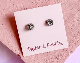 Petite Druzy Stud Earring