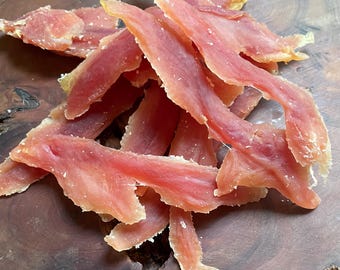 Golosinas para perros de carne seca de pato suave, 75 g