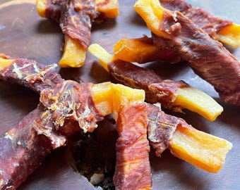 Duck Wrapped Sweet Potato Dog Treats 75g