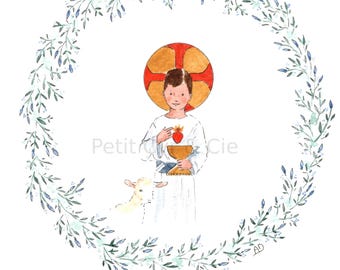 Image de première communion "Ceci est mon Corps"