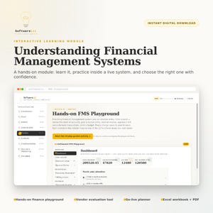 Interaktiv FMS-programguide | Finansprogramvara för småföretag (digital nedladdning)