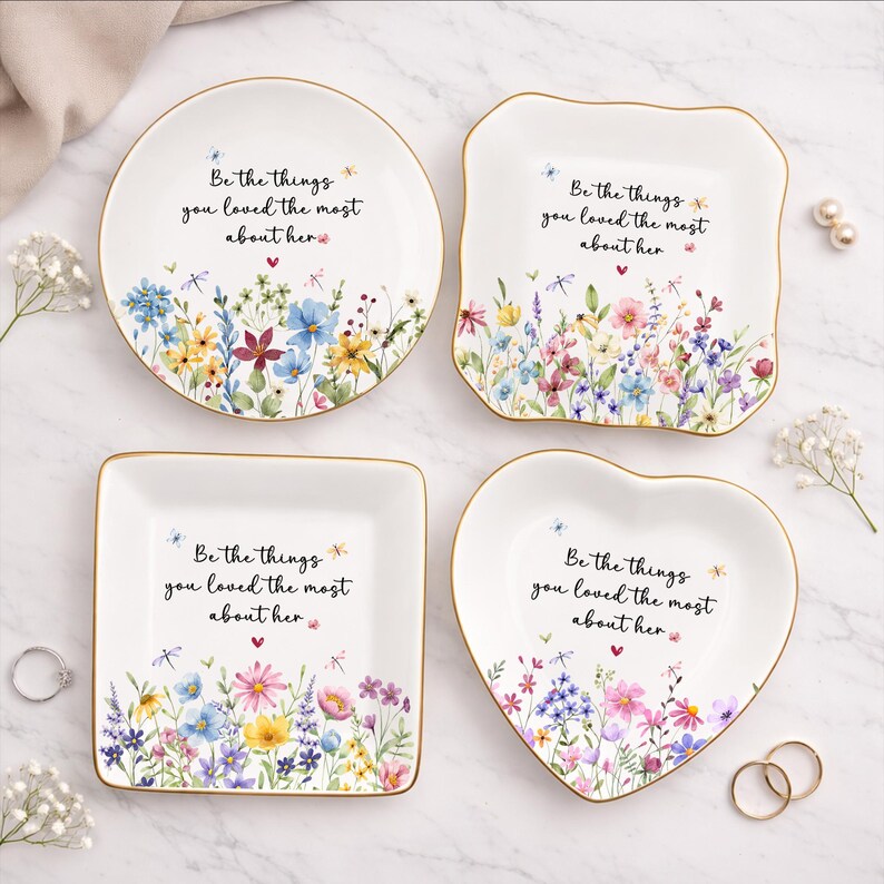 Custom Sympathy Keepsake, Be the Things You Loved Most About Her ...