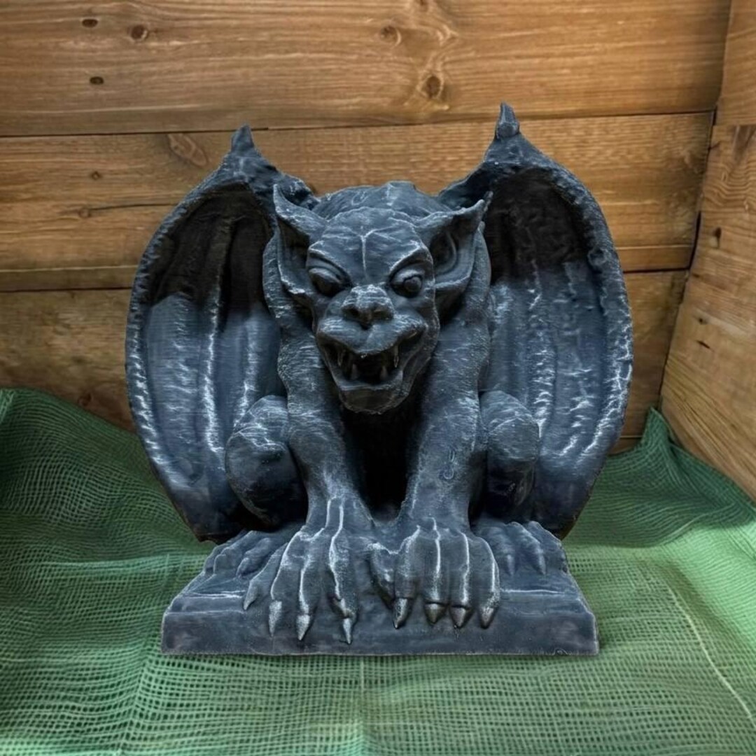 Concrete Gargoyle Statue Gothic Decor Dragon Gargoyle Sculpture ...
