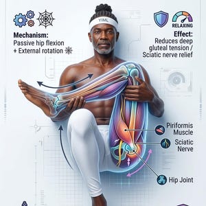 10 Yoga Flashcards: Move Through Hips for Lumbar Disc Preservation (PDF)