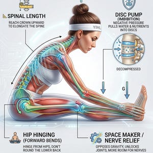 10 Yoga Anatomy Flashcards: Neutral Spine Biomechanics, Guide (PDF)