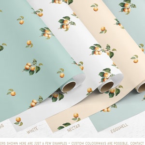 Apricots Wallpaper Sample, Peel and Stick, Shabby Chic Decor