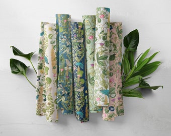 Wild Garden Stretch Fabric by the metre PRINTED IN AUSTRALIA Choose stretch cotton or Eco active wear fabrics. Ethical Eco Friendly Printing