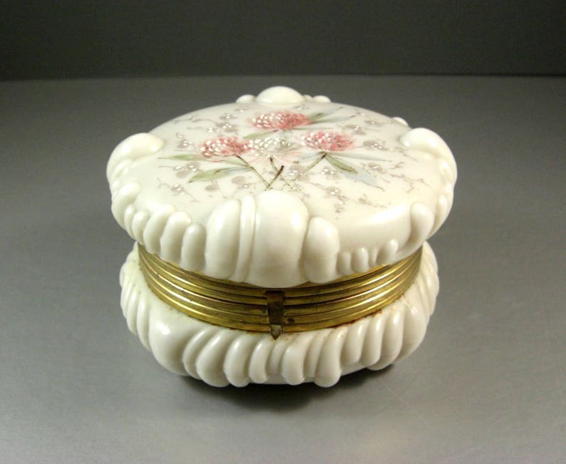 Wave Crest Jewelry Casket Trinket Dresser Box C F Monroe Etsy