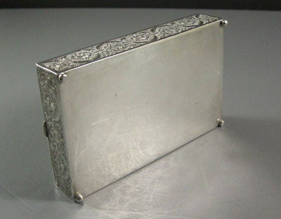 Antique Persian Silver Wedding, Jewelry , Cigaret… - image 5