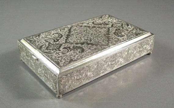 Antique Persian Silver Wedding, Jewelry , Cigaret… - image 2