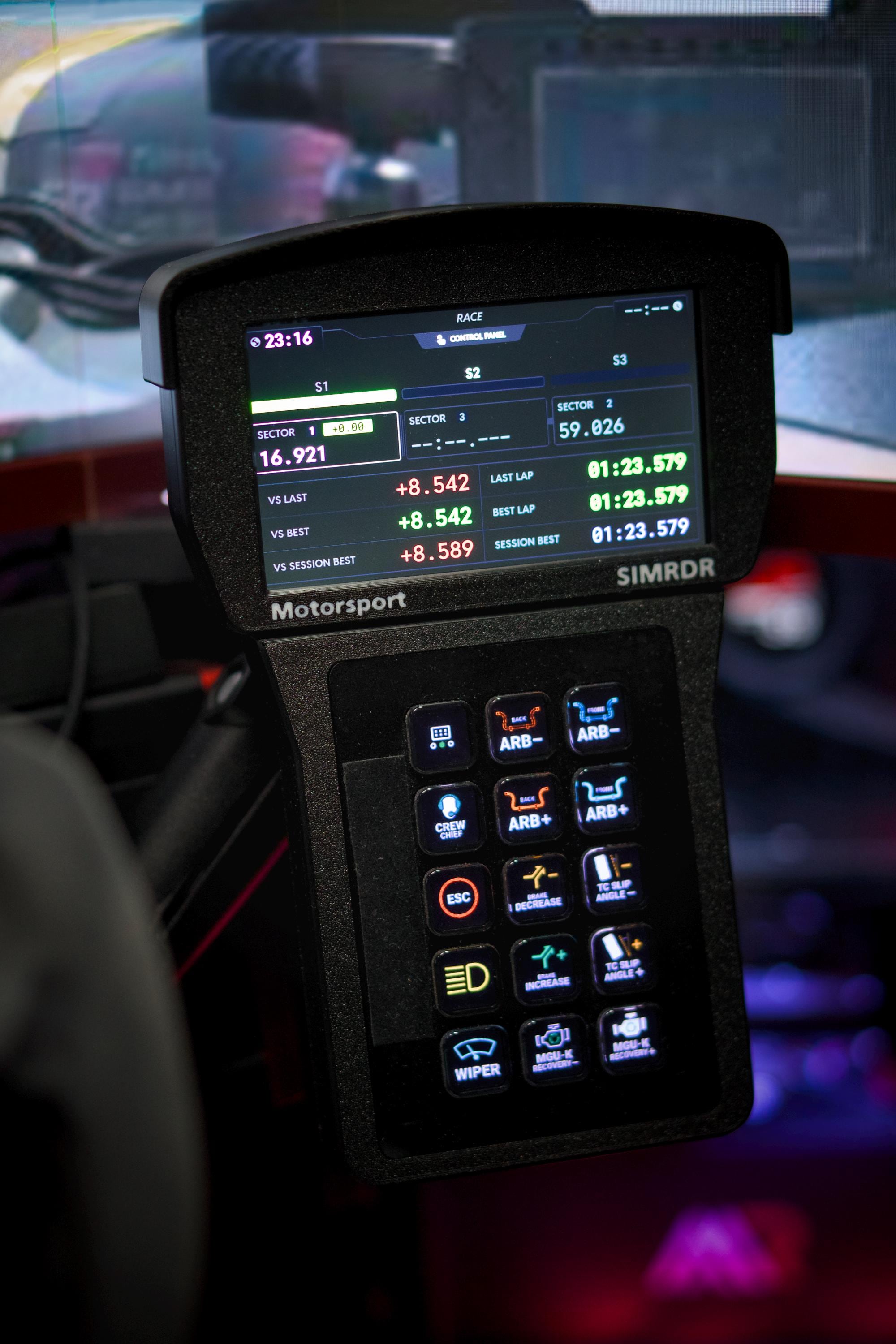 Sim Racing Telemetry Display 5 Inch, Simhub Dashboard & Proximity Radar ...