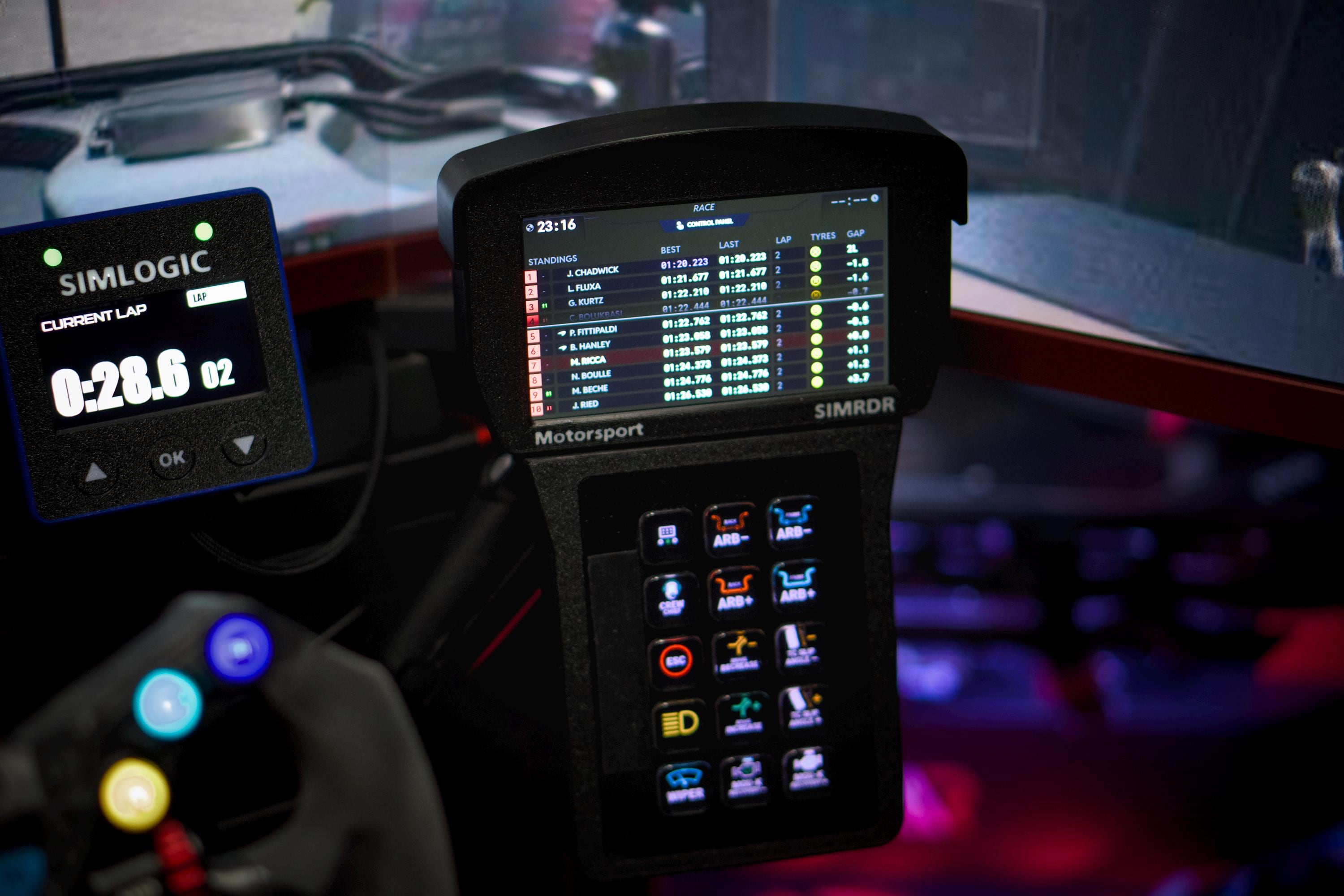 Sim Racing Telemetry Display 5 Inch, Simhub Dashboard & Proximity Radar ...