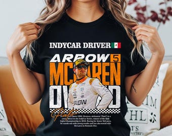 Pato Oward Indycar Vintage Shirt, Pato Oward #5 Comfort Colors Vintage Racing Tee, Retro Motorsport Graphic Tee, Indycar Shirt