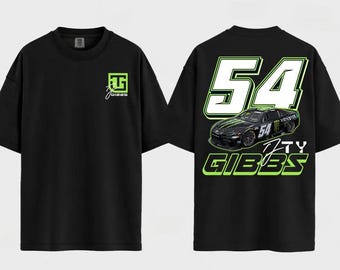 Ty Gibbs NASCAR Vintage Shirt, Comfort Colors Vintage Racing Tee, Retro Motorsport Graphic Tee