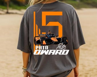 Pato Oward Indycar Vintage Shirt, Pato Oward #5 Comfort Colors Vintage Racing Tee, Retro Motorsport Graphic Tee, Indycar Shirt