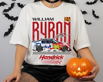 William Byron NASCAR Comfort Colors Shirt, William Byron # 24 Nascar Vintage Racing Tee, Retro Motorsport Graphic Tee