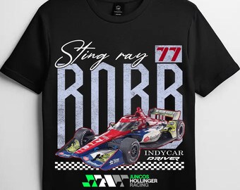Sting Ray Robb Indycar Vintage Shirt, Sting Ray Robb #77 Comfort Colors Vintage Racing Tee, Retro Motorsport Graphic Tee, Indycar Shirt