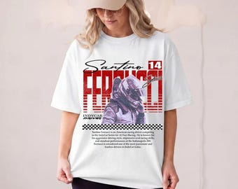 Santino Ferrucci Indycar Vintage Shirt, Santino Ferrucci #14 Comfort Colors Vintage Racing Tee, Retro Motorsport Graphic Tee, Indycar Shirt