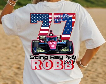 Sting Ray Robb Indycar Vintage Shirt, Sting Ray Robb #77 Comfort Colors Vintage Racing Tee, Retro Motorsport Graphic Tee, Indycar Shirt
