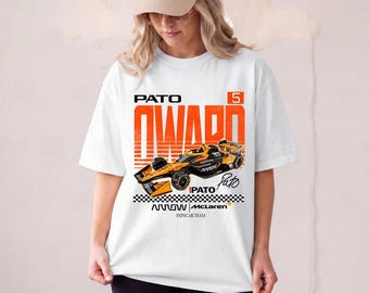 Pato Oward Indycar Vintage Shirt, Pato Oward #5 Comfort Colors Vintage Racing Tee, Retro Motorsport Graphic Tee, Indycar Shirt