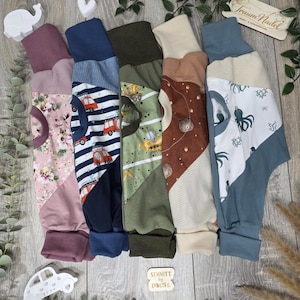 Pumphose Patchwork | Koala | Trecker | Segel | Mitwachshose | Geschenk zur Geburt | Handmade | Erstausstattung | Gr 80/86