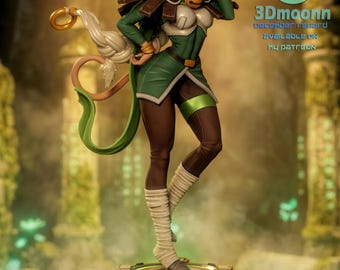 Aisha Clan-Clan, 16K Resin Figure, Hand Painted Collectible, 1/6 Scale