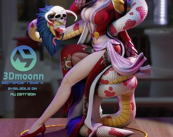 Boa Hancock, 3d Resin Figure, Hand Painted,16K Maximum Detailed, 1/6