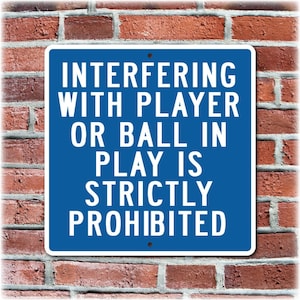 Yankees Stadium Sign Aluminum, Baseball Rules Wall Art, NYC Decor