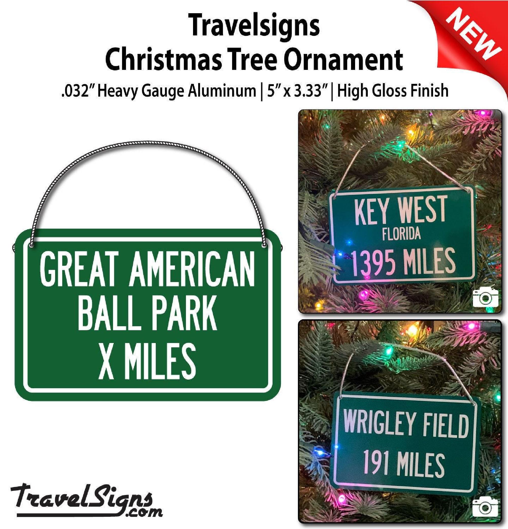 Great American Ball Park: Personalized Baseball Stadium Distance Sign ...