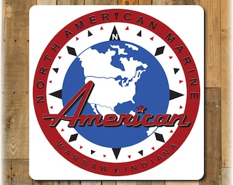 North American Marine - Classic Boat Logo