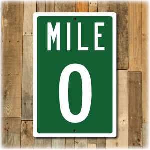 Mile 0 Key West Highway Sign Stickers - 3 Pack, 5x3 Inch Glossy Vinyl Decals