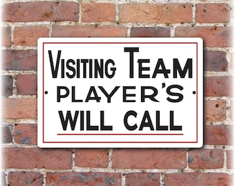 Notre Dame - Visiting Team Player's Will Call Sign